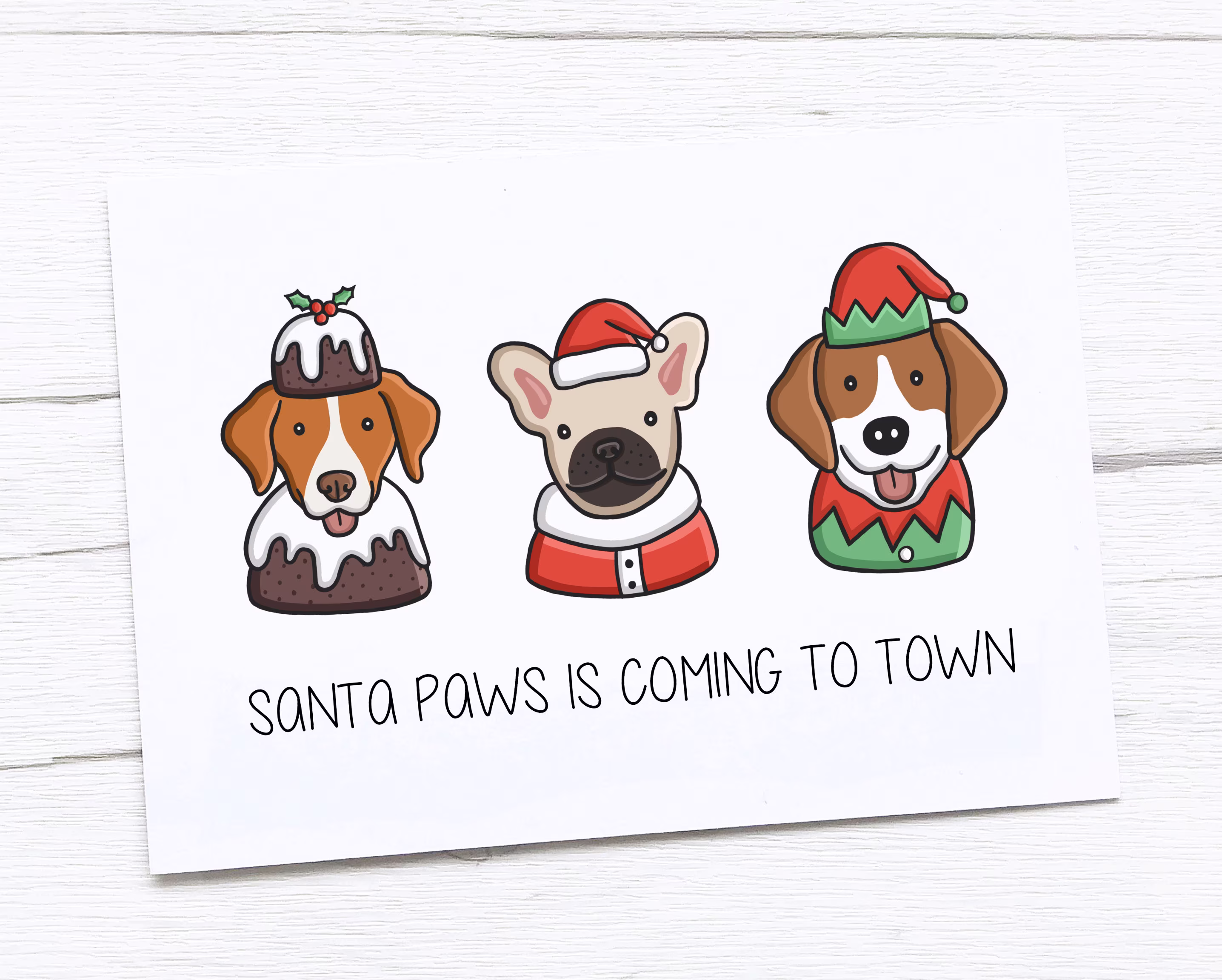 Happy Christmas Card | Merry Dogs