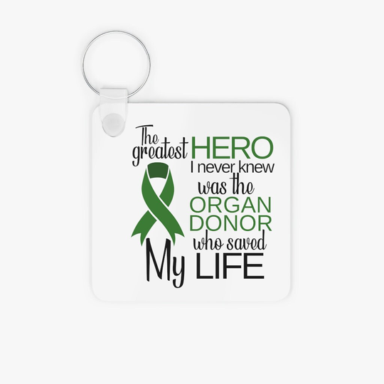 Key Ring Keychain, Organ Transplant, Liver, Heart, Lung, Double Kidney, Pancreas, Transplant Gift