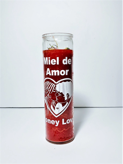 Miel De Amor Candle, Love Kindle, Relationship Honey Drawing 7 Day Ritual Altar Gift