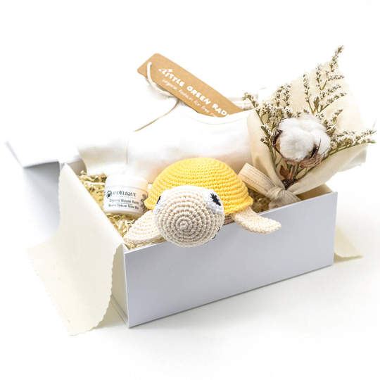 'Organic Mum And Baby' Personalised, Ethical Gift Box