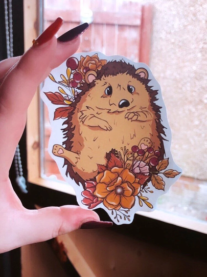 Herb The Hedgehog - Large Sticker