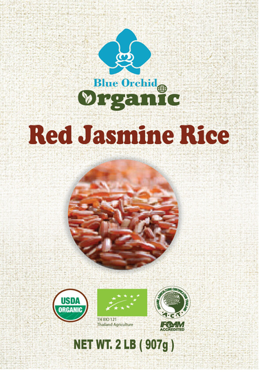 Organic Thai Jasmine Red Rice Usda Certified Whole Grain Healthy Natural Superfood 2 lb
