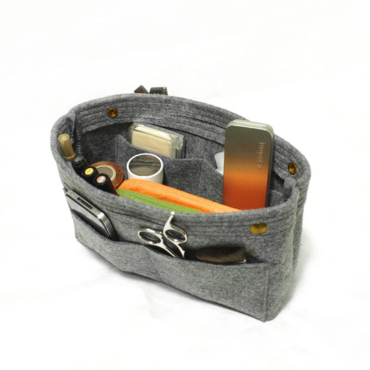Tophome Organizer Bag Makeup Felt Container Cosmetic Toiletry Storage Organizing Handbag Insert Gifts Thanksgiving Gift
