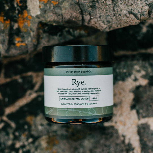 Mens Skincare All Natural Exfoliating Eucalyptus Scrub