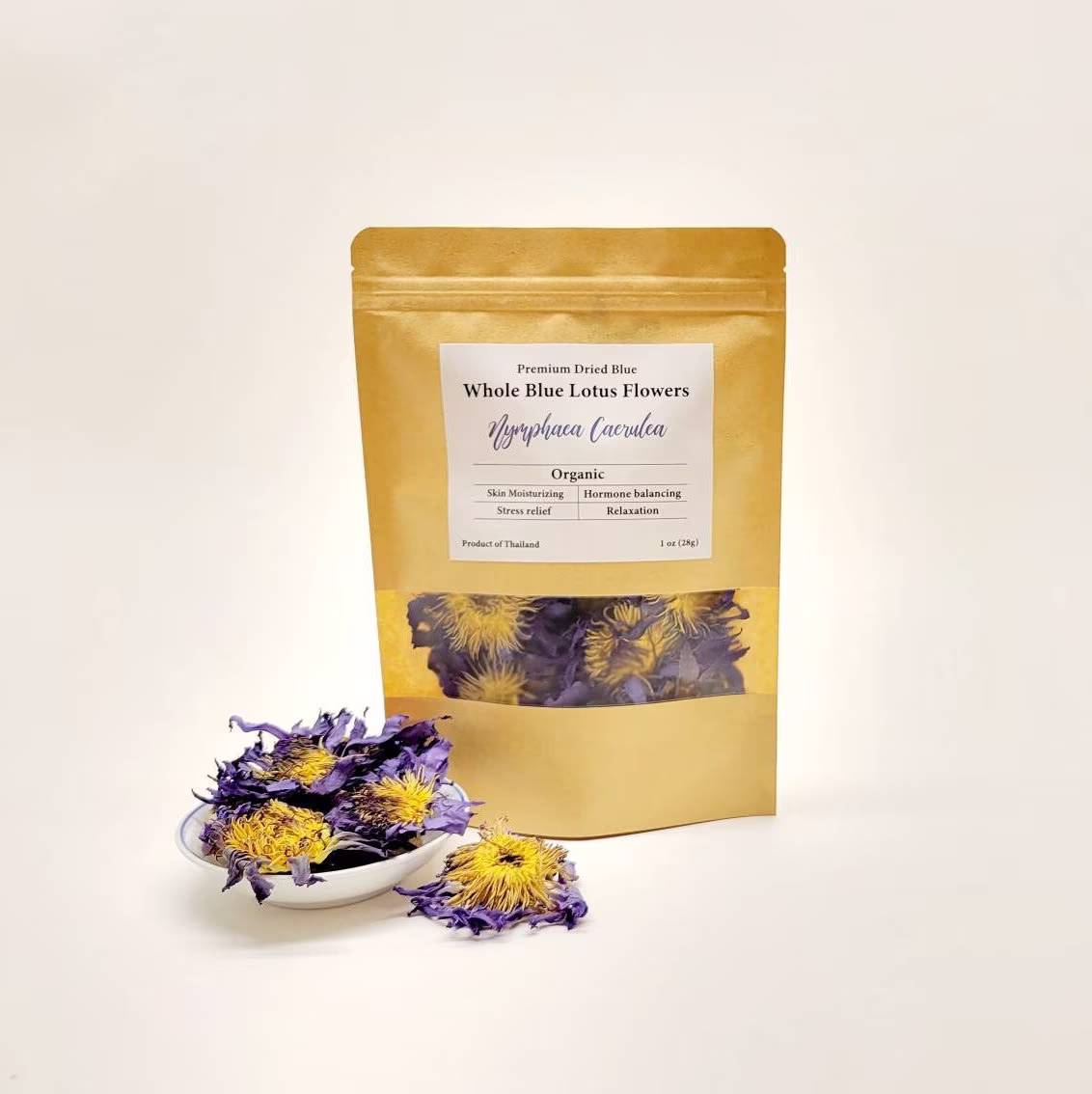 Dried Blue Lotus, Blue Lotus Flowers, Egyptian Lotus Tea, Nymphaea Petals, Free Shipping
