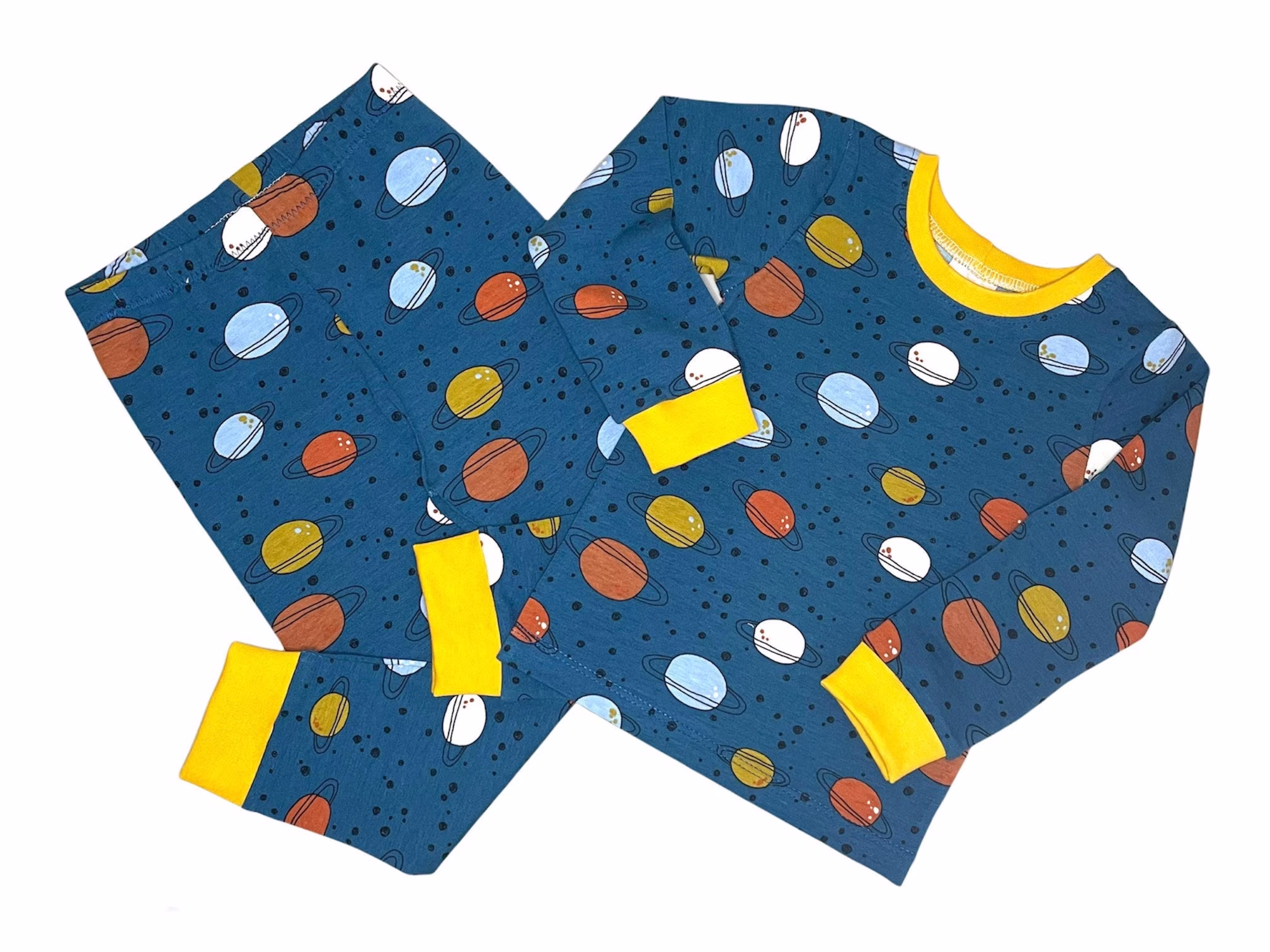 Space Pyjamas | Organic Kids Snug Fit Unisex & Baby