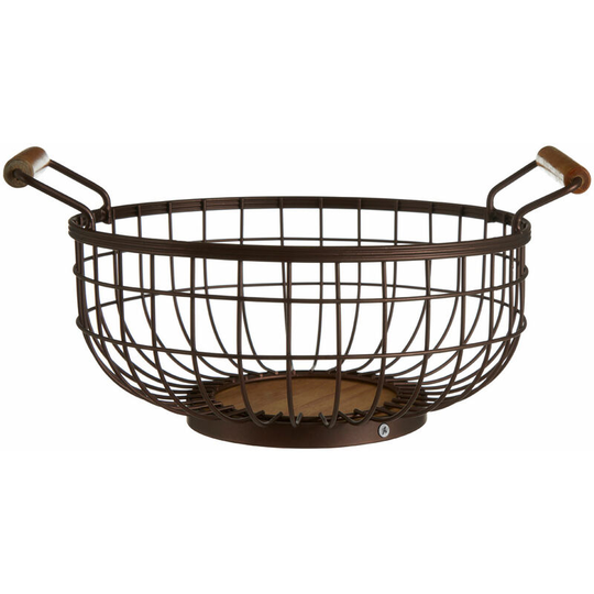 Premier Housewares Vertex Bronze Powder Coated Fruit Basket