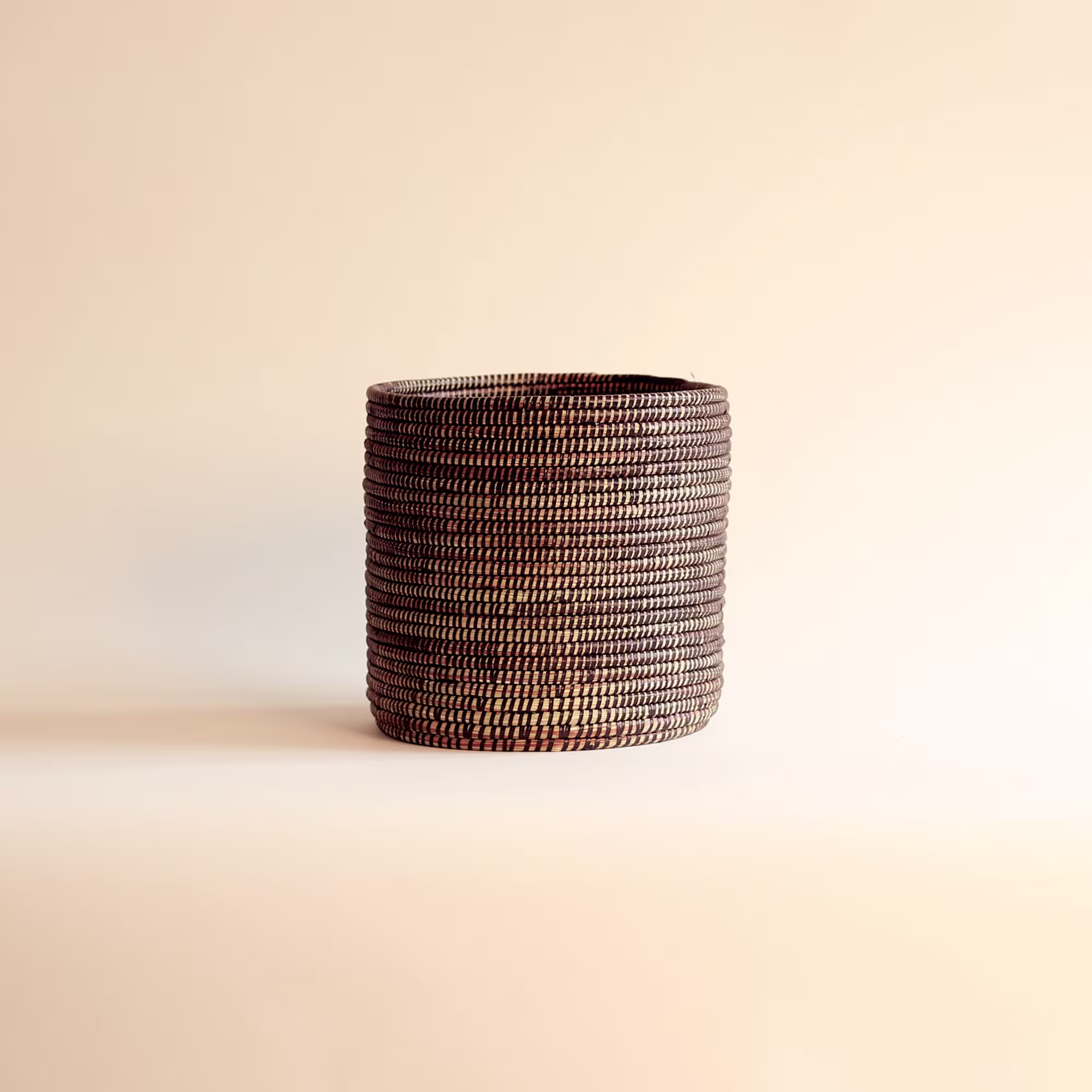 Us Pot African Basket Or Pot Cover Black Medium Ø 25 cm