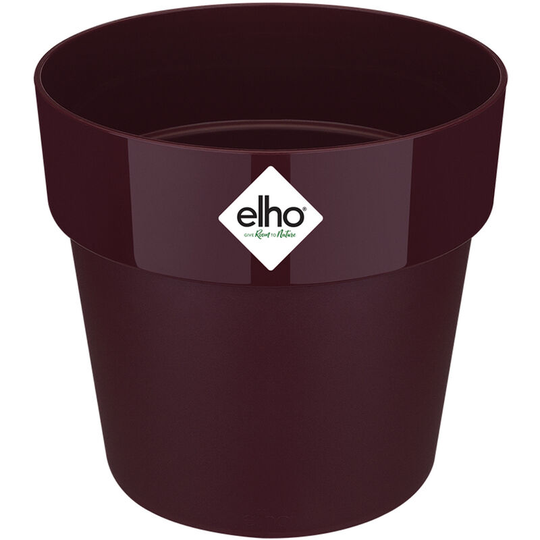 Plant Pot Flower Pot Recycled Recyclable Plastic Mint Peach Mulberry Round Frost-Resistant Size Choice Colour Choice maulbeere/2 Liter (de)