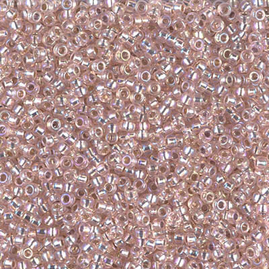 Miyuki Seed Beads 11/0 Silver Lined Lt.blush Ab , 1023-New