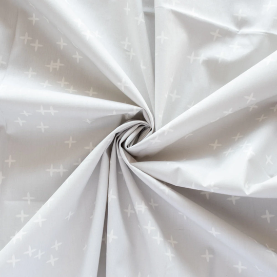 Birch Organic Cotton Fabric, Wink Lunar Rock Poplin From The Basics 2021 Reboot Collection