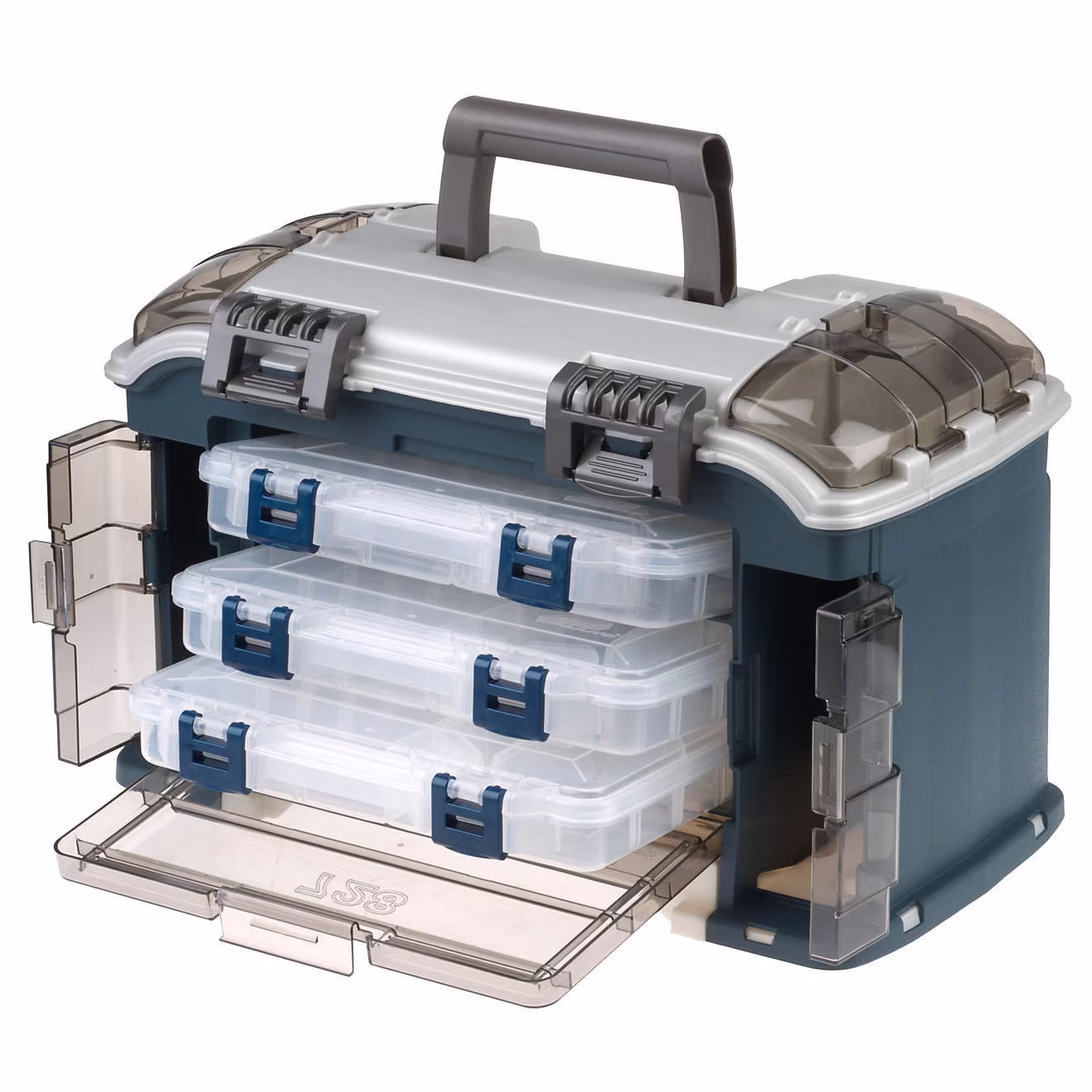 Large Storage Container Box With Compartments - Locking Compartment Organizer Handle Makes A Great Gift For Him Or Her