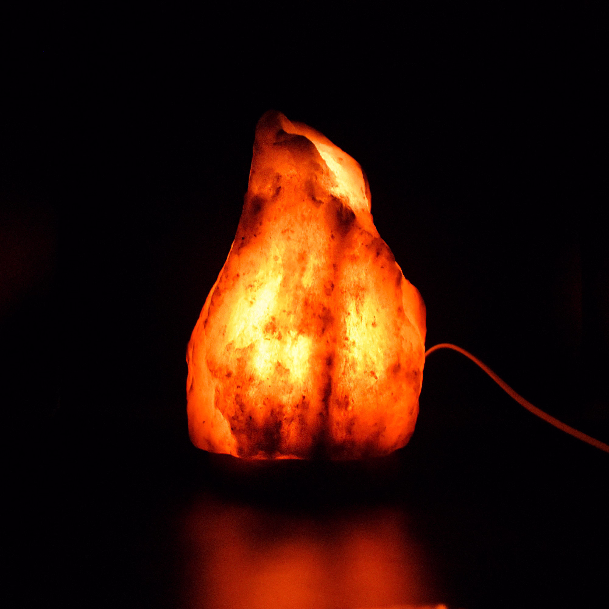 Himalayan Salt Lamp Grey 100% Natural Rare Rock Healing Ionizing Table Home Décor, Gift