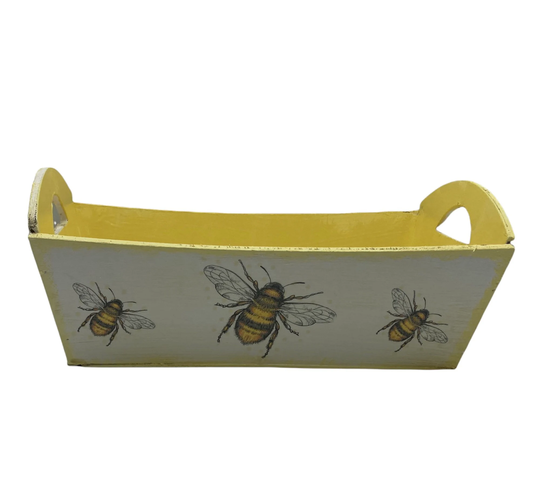 Bee Window Box, Planter Garden Decor, Home Decor Gift For Beekeepers, 5Th Anniversary Gift, Unique Mothers Day Present