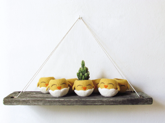 Succulent Planter/Easter Chick Small Succulent Pot Cactus Vase Happy Chick Animal Gift For Her - Choose Your Color