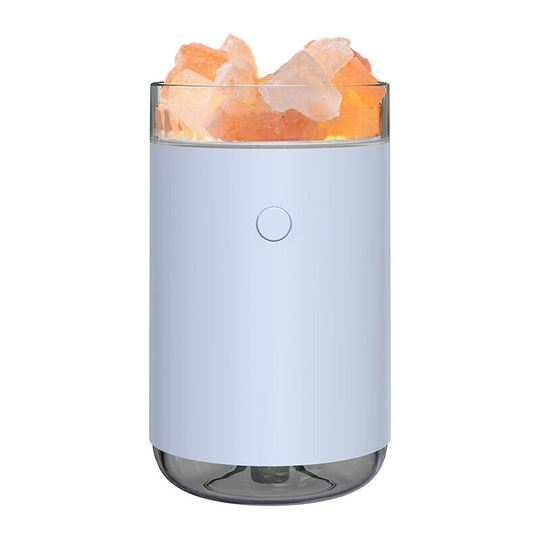 Salt Lamp Humidifier, 260ML Air Humidifier, 3 in 1 Aroma Diffuser, 6 Color Changing led Night Light, Air Freshener, usb Air Purifier for Home Office