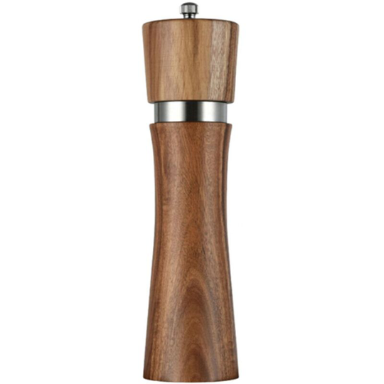 Fvbjd - Salt and Pepper Grinder Set, Manual Salt and Pepper Mills- Wooden Pepper Grinder -Salt Grinder 8 inch bubble bag packaging