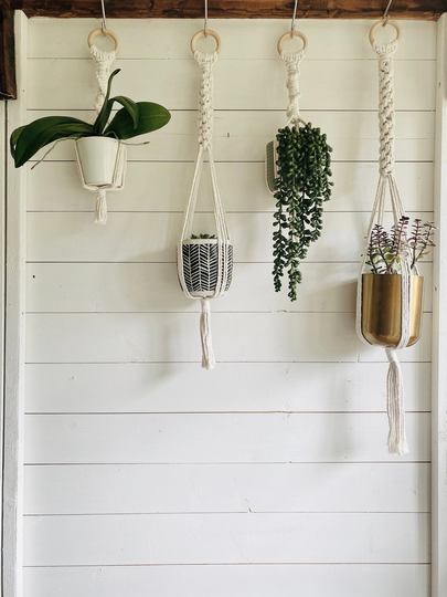 Handmade Macrame Plant Hanger, Hanging Plant, Indoor Planters, Home Decor, Different Sizes, Boho Bohemian, Planters