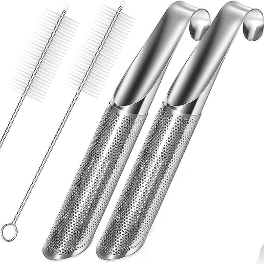 2set tea infuser stick pipe for tea leaf infuser fine mesh