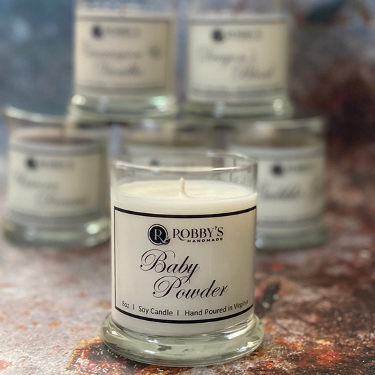 Oh Baby | Powder Soy Candle Shower Homemade Robby's Handmade
