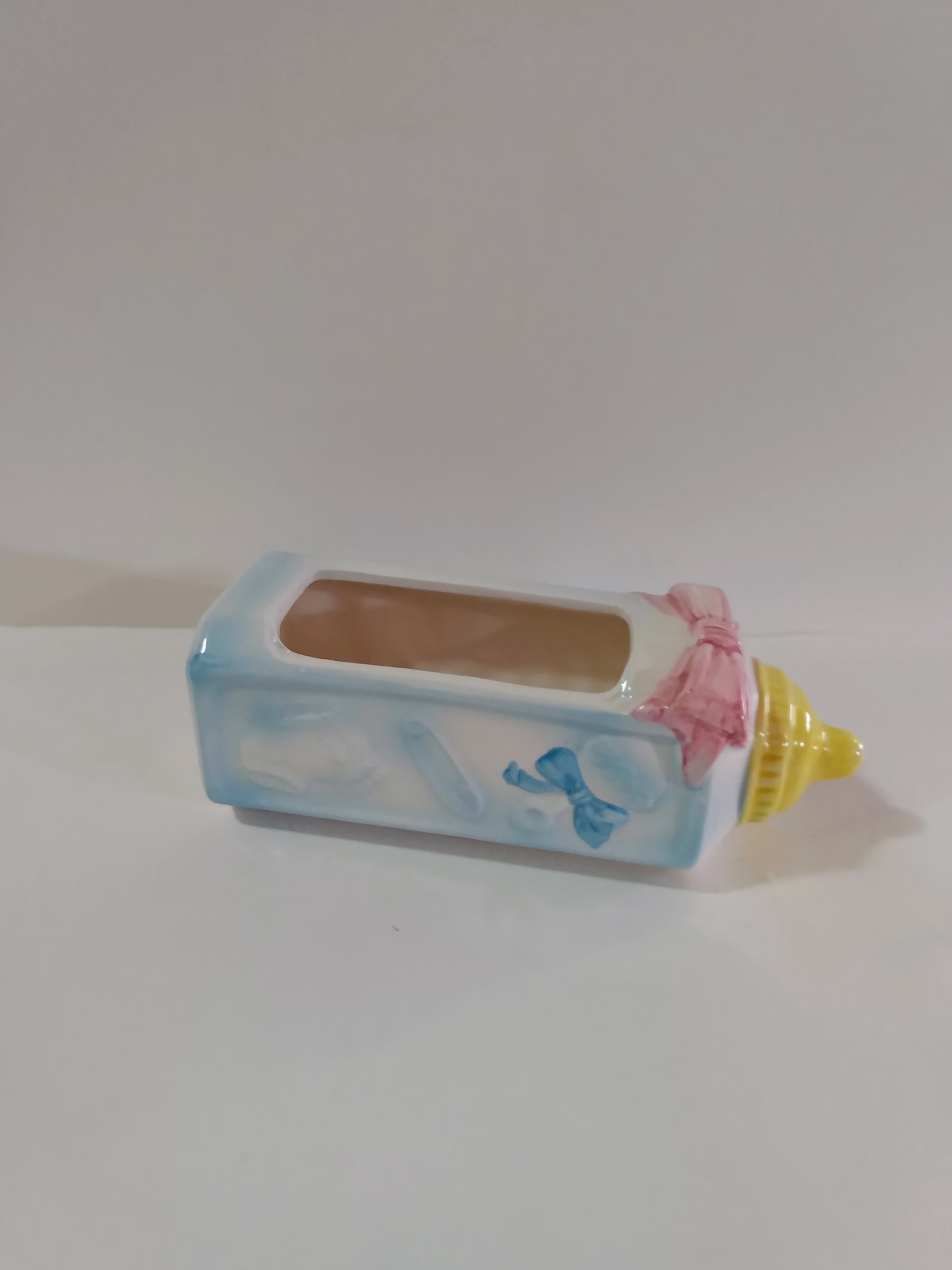 Vintage Reuben's Original Baby Bottle Planter Nursery Kitsch Shabby Chic Birthday