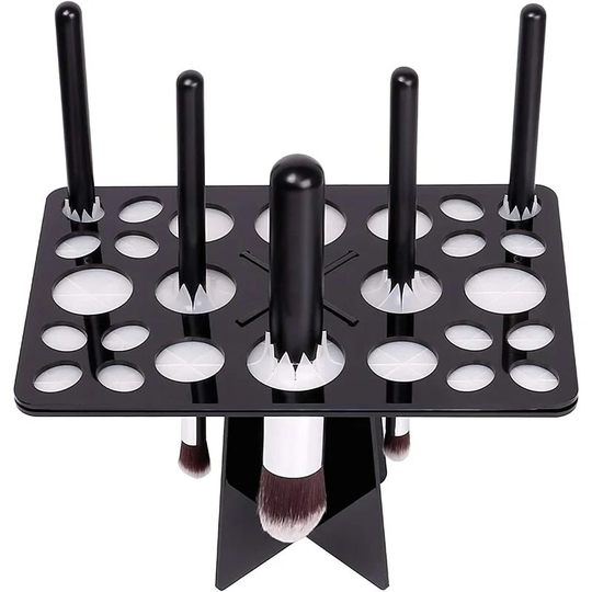 Foldable Makeup Brush Organizer Brush Holder Portable Drying Rack Makeup Brushes