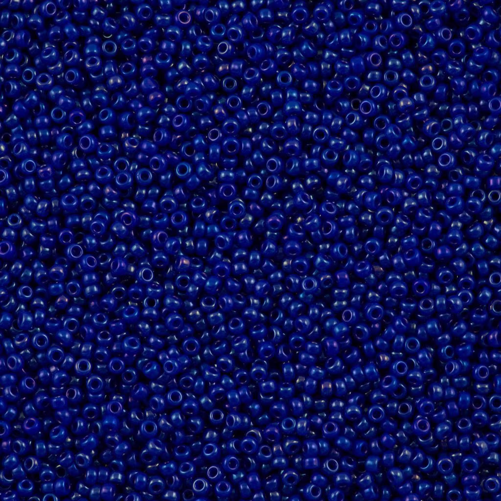 Miyuki Seed Beads 11/0 Opaque Cobalt Luster, 1945-New