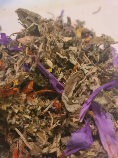 Calming Herbal Blend Damiana, Blue Lotus, Mugwort, & Klip Dagga With Calea Zacatechichi Dream Tea 14 Grams