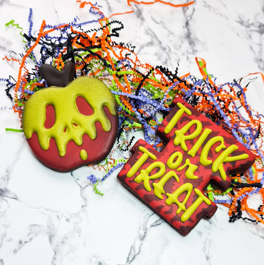 Halloween Iced Biscuit Gift, Pre Order, Poison Apple