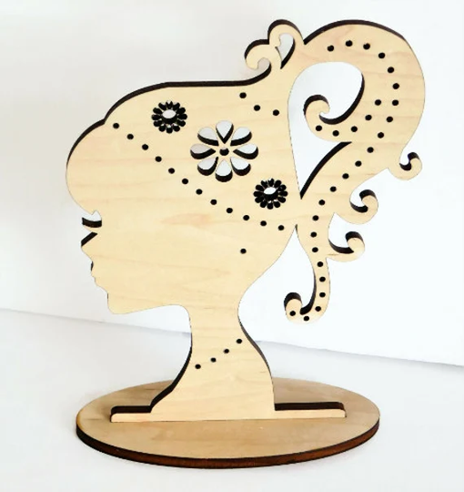 Earring Holder For Girl/Earring Organizer Girls/Earring Stand Her/Stud Holder/Girls Stand/Gift Girl