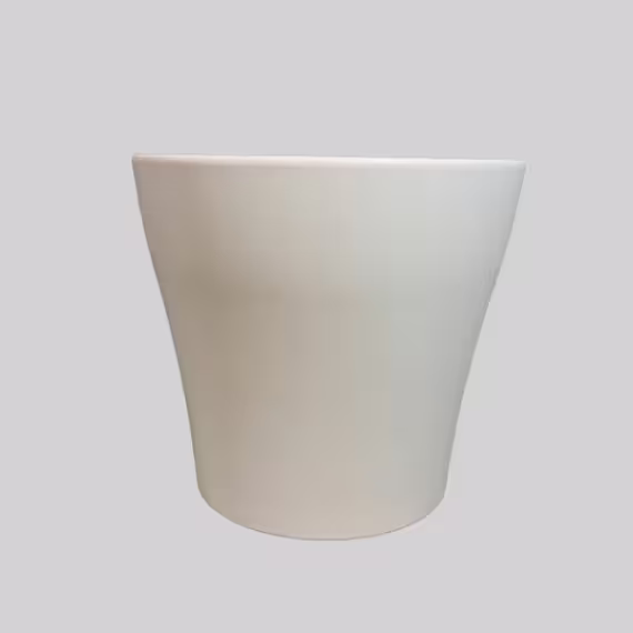 xxl White Ceramic Planter/House Plant Pot 31cm 12Inch Wide - Takes 29cm Pot