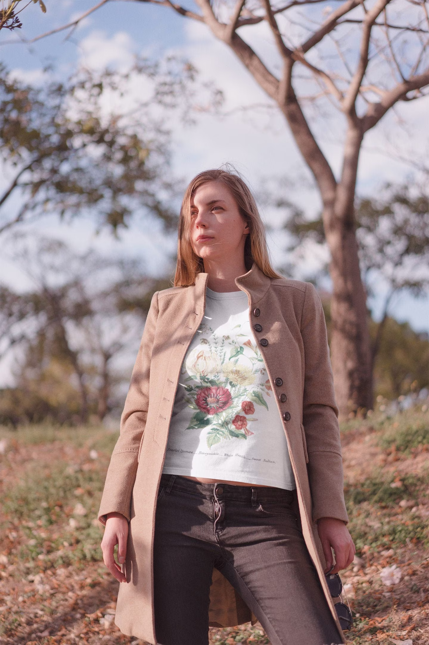 Morning Glory | 1926 - Unisex Organic T-Shirt, Vintage Style Botany T-Shirt, Floral T-Shirt