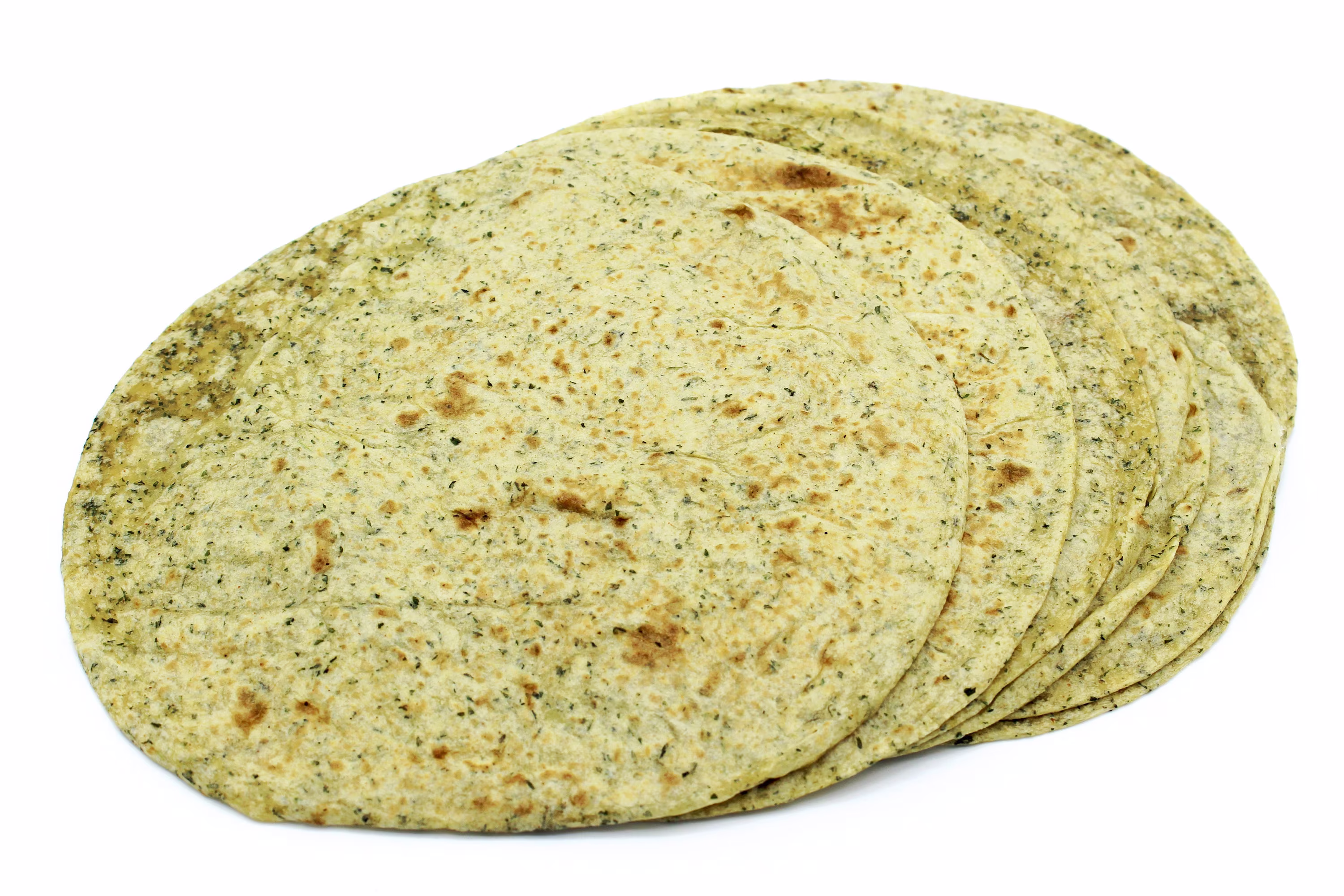 Chili & Herb Tortillas - 8 Inch