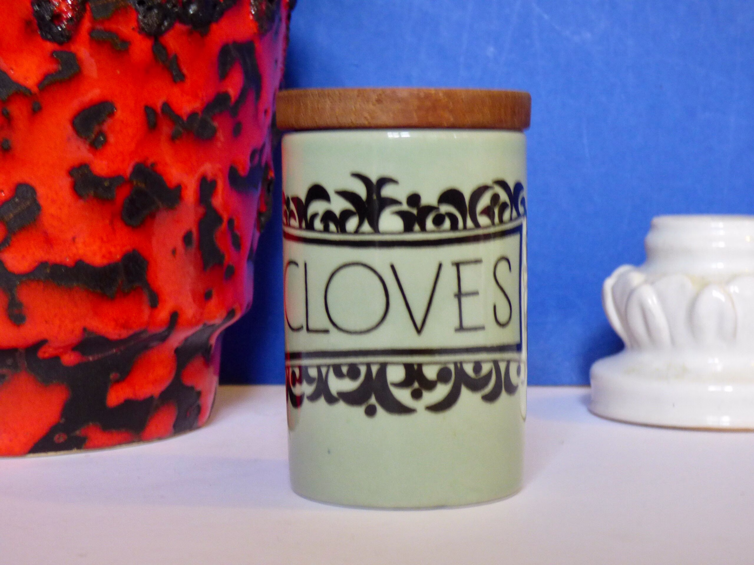 Rorstrand Kulinar Sweden Herb Jar Cloves Vintage Scandinavian
