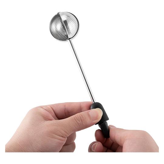 Original tea infuser, rotating stainless steel ball, ergonomic handle