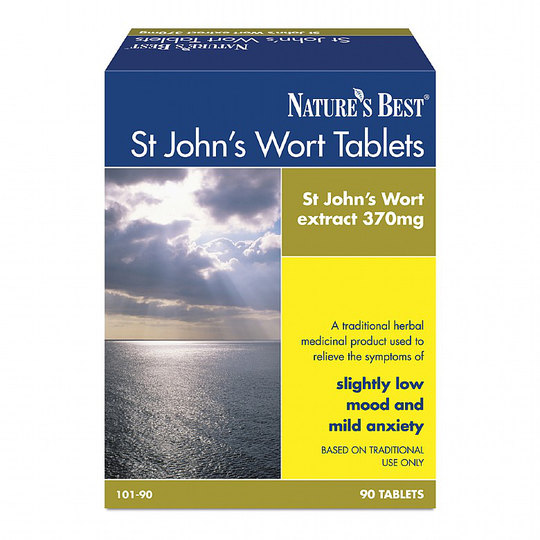 St John'S Wort, For The Relief Of Low Mood And Mild Anxiety 90 Tablets