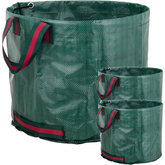 PrimeMatik - Garden cleaning bags 300L 67 x 84 cm 3 units