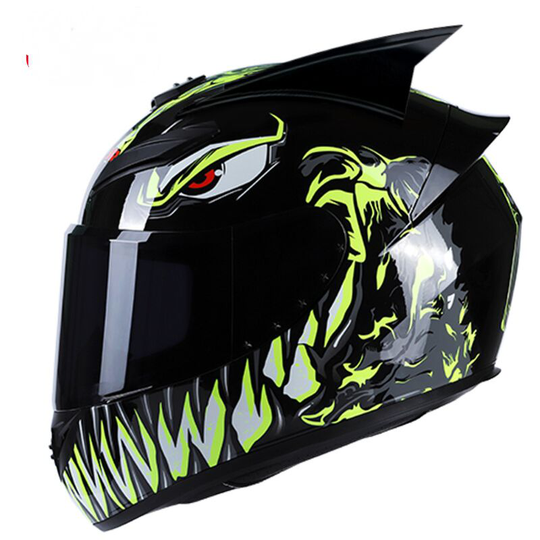 Thsinde - Motorcycle Helmet Full Face Rapid Street Helmet Unisex Adult Cool Rider Equipment Four Seasons New Street Touring Motorbike Helmet - Model: