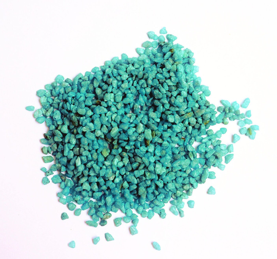 Decorative Gravel Turquoise, 1 - 4 Mm 150G