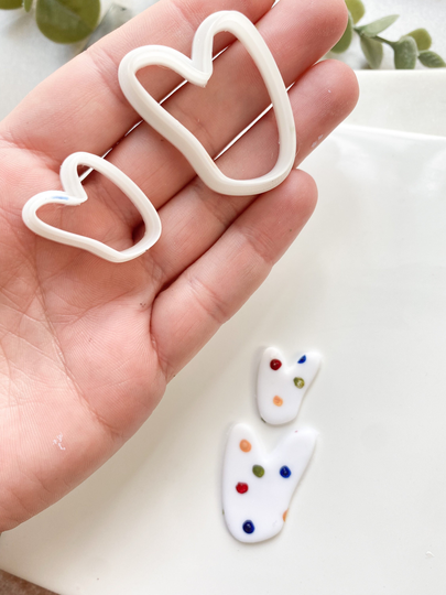 Polymer Clay Shape Cutter Organic Arch Clay For Polymer Earrings @catbirdandteaco X @theclaybugstore Collaboration