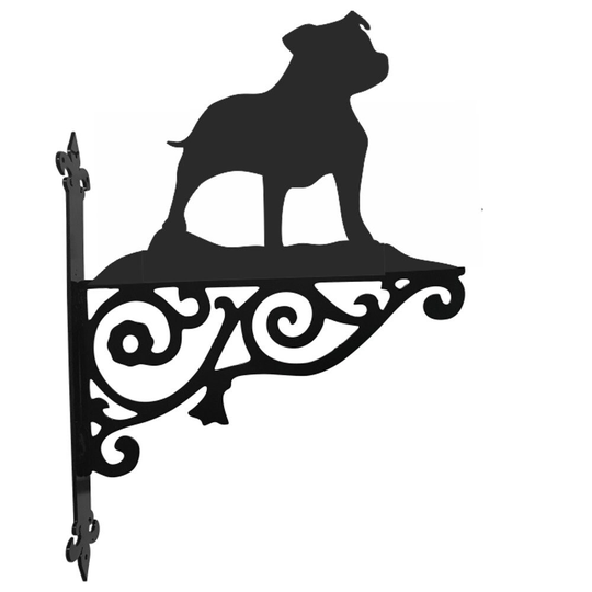 staffordshire Bull Terrier Ornamental Hanging Bracket