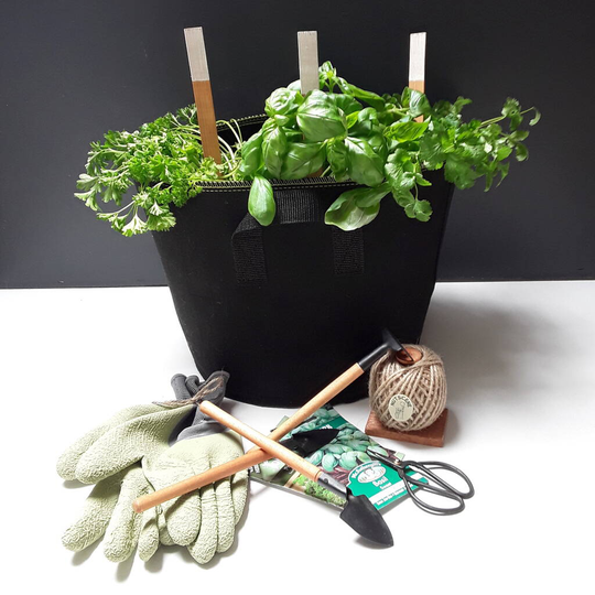 Grow Your Own Herbs Gardening Gift Set