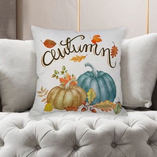 Autumn Cushions | Fall Soft Furnishings Halloween Decor Thanksgiving Seasonal Homeware Pumpkin Cushion Cover