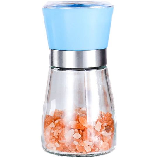 Fvbjd - Salt and Pepper Shakers Adjustable Coarseness Pepper Grinder Mill for Sea Salt Spice Stainless Steel blue