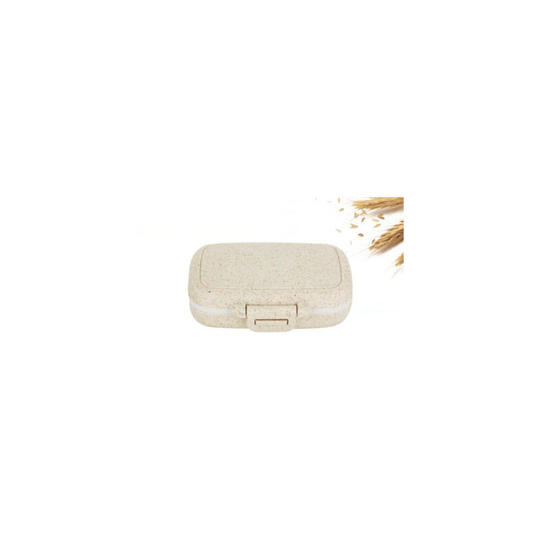 3 Removable Compartments Pill Box, Portable Day Travel Pill Organizer primary color - Muff