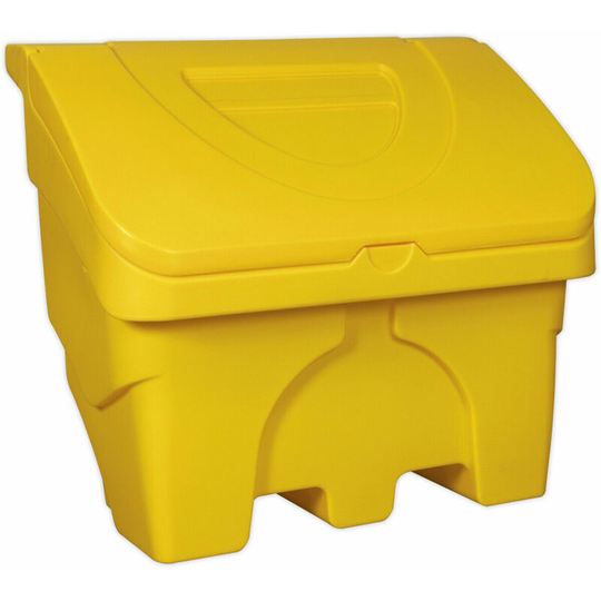 Loops - 200 Litre Grit & Salt Storage Box - Large Opening - Indoor & Outdoor Storage