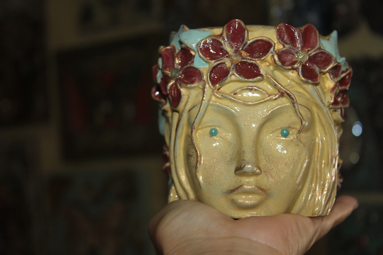 Flower Pot, Garden Decorated Planter, Decorative Planters, Pots, Plants, Pot