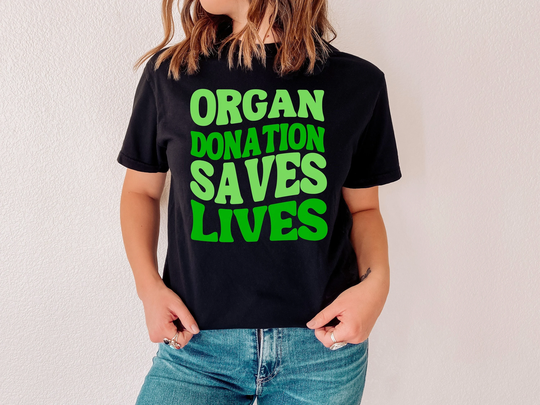 Organ Donation Awareness Shirt, Saves Lives, Liver, Heart, Lung, Kidney Transplant Support T-Shirt