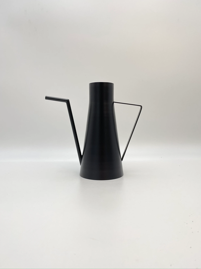 Contemporary Metal Watering Can, Matt Black 1300Ml, Houseplant, Indoor Gardening, Interior Design, Christmas Gifts