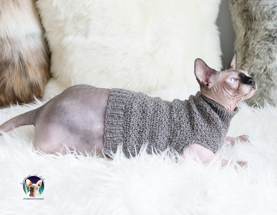 Organic Alpaca Sweater, Cat Clothes, Organic Natural Soft Lover Gift